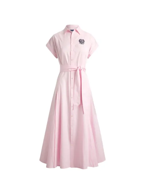 Polo Ralph Lauren Wimbledon striped A-line shirtdress Pink 211B15801001