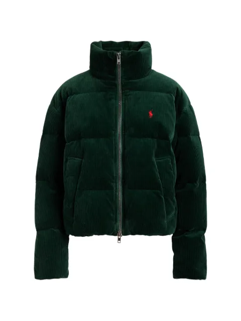 Polo Ralph Lauren corduroy puffer coat Green 211B20376002