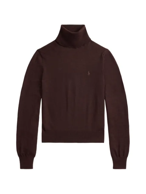 Polo Ralph Lauren long-sleeve roll-neck sweater Brown 211B17732001