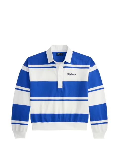 Polo Ralph Lauren striped long-sleeve polo shirt Blue 211B24212001