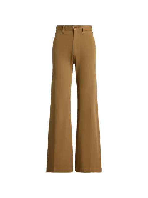 Polo Ralph Lauren Beaton cotton flared trousers Neutrals 211B25105002