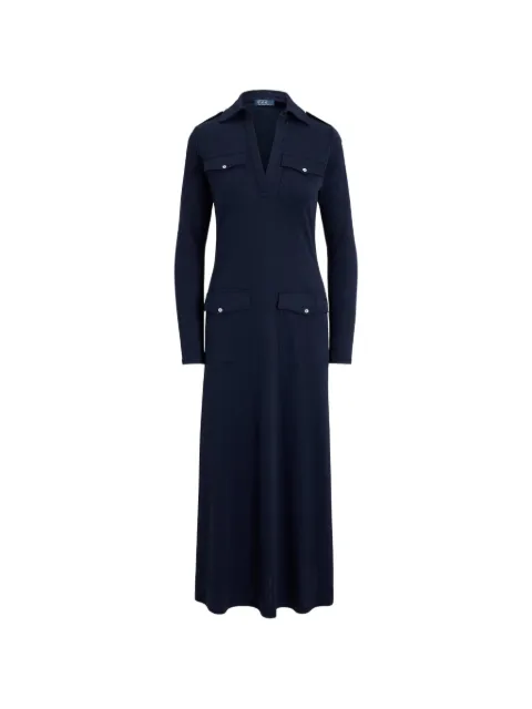 Polo Ralph Lauren Carmen pocket-detail maxi dress Blue 211B17475001