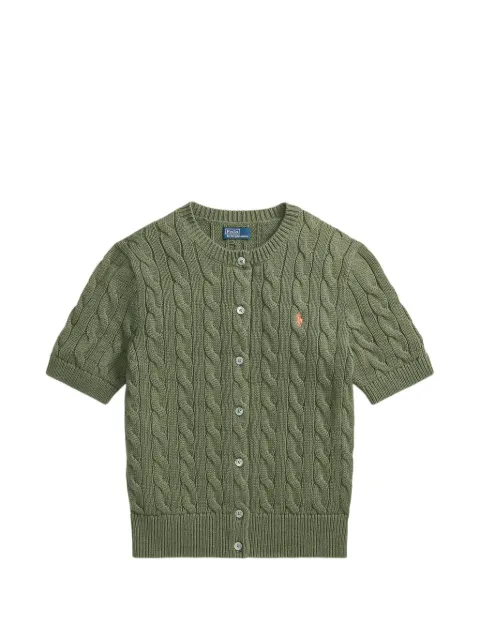 Polo Ralph Lauren cable-knit cotton cardigan Green 211966720502