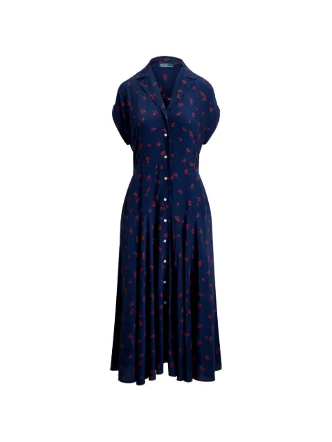 Polo Ralph Lauren Dakota short-sleeves midi dress Blue 211B22769001