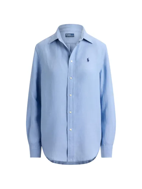 Polo Ralph Lauren logo-embroidery shirt Blue 211970730515