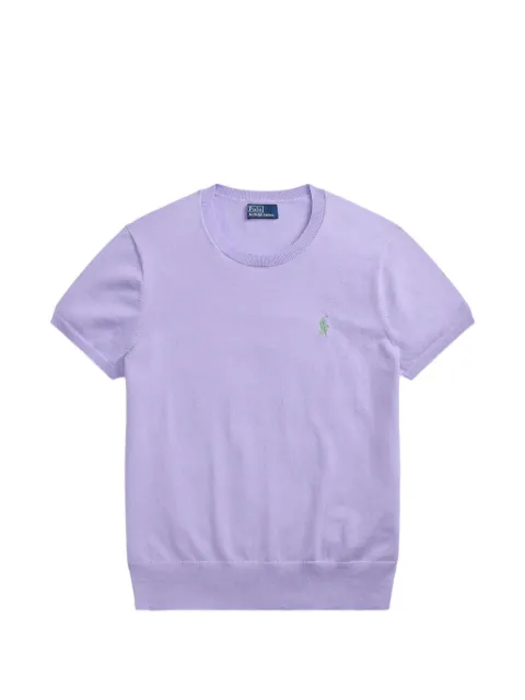 Polo Ralph Lauren short-sleeve sweater Purple 211971872505