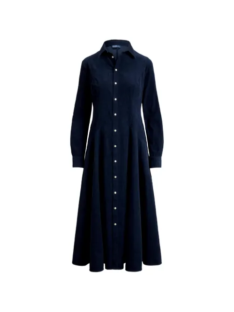 Polo Ralph Lauren Tyler corduroy shirt dress Blue 211B17452
