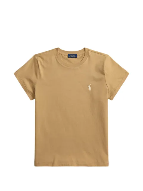 Polo Ralph Lauren embroidered-logo T-shirt Neutrals 211B14605026