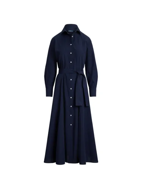 Polo Ralph Lauren Florence belted midi shirt dress Blue 211B17462001