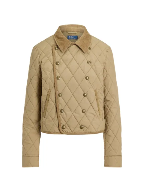 Polo Ralph Lauren quilted double-breasted jacket Neutrals 211B17280001