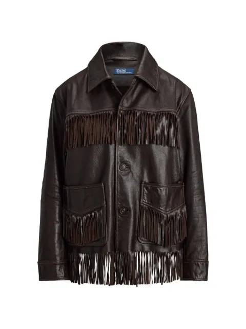 Polo Ralph Lauren fringe jacket Brown 211B16687001