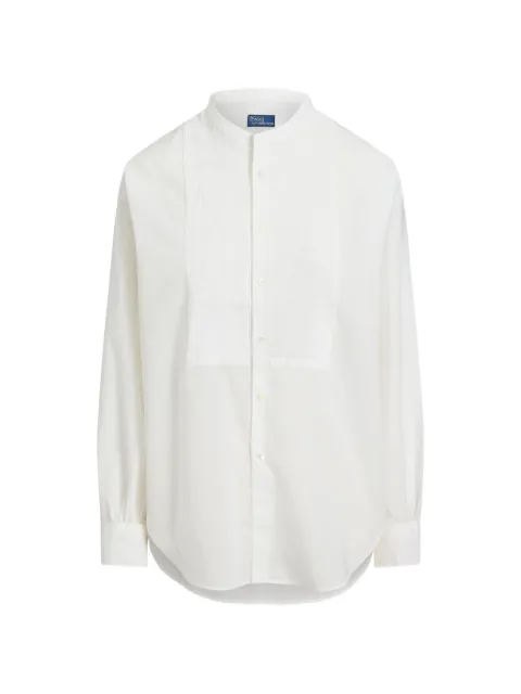 Polo Ralph Lauren bib-front band-collar shirt White 211B23867001