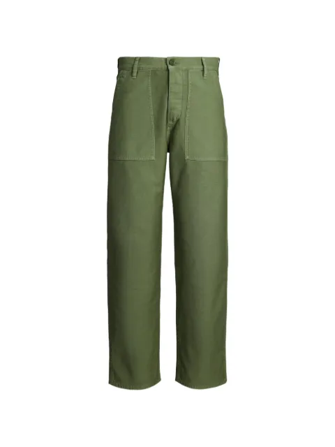 Polo Ralph Lauren button-tab straight trousers Green 211978634003