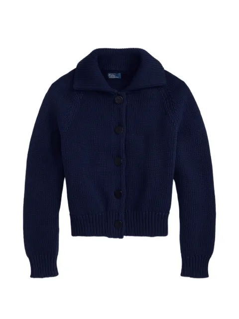 Polo Ralph Lauren flapped-collar buttoned cardigan Blue 211B17759001