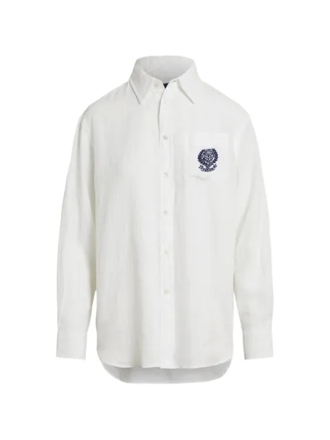 Polo Ralph Lauren Wimbledon embroidered-logo shirt White 211B15799002