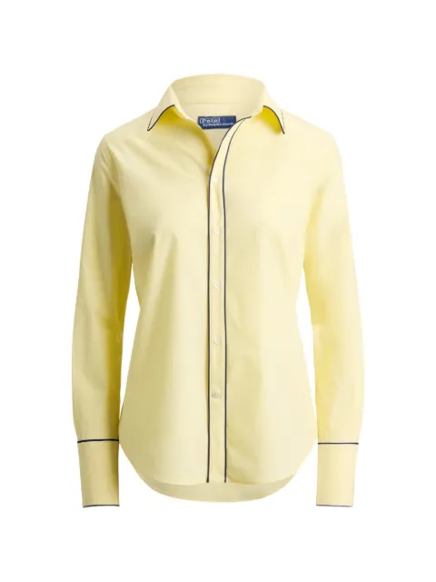 Polo Ralph Lauren stretch slim fit cotton shirt Yellow 211B17124001