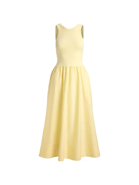 Polo Ralph Lauren shirred sleeveless dress Yellow 211B17480001