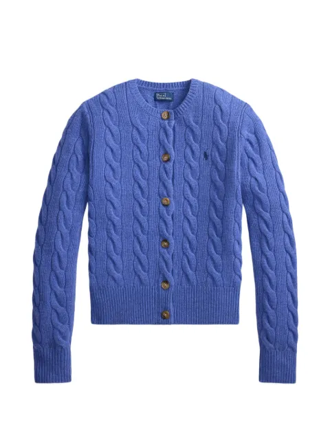 Polo Ralph Lauren Pony cable-knit cardigan Blue 211972104501
