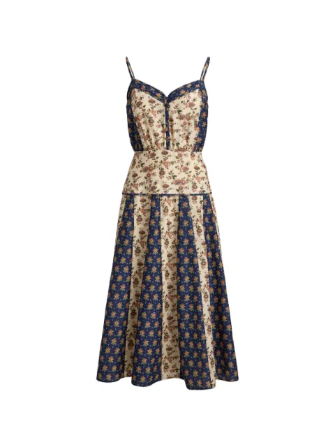 Polo Ralph Lauren Olympia floral-print dress Yellow 211B17460001