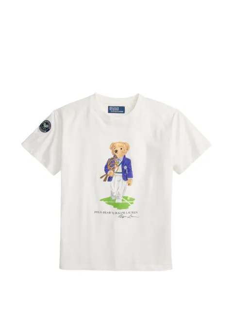 Polo Ralph Lauren Wimbledon logo-print T-shirt White 211B16032001