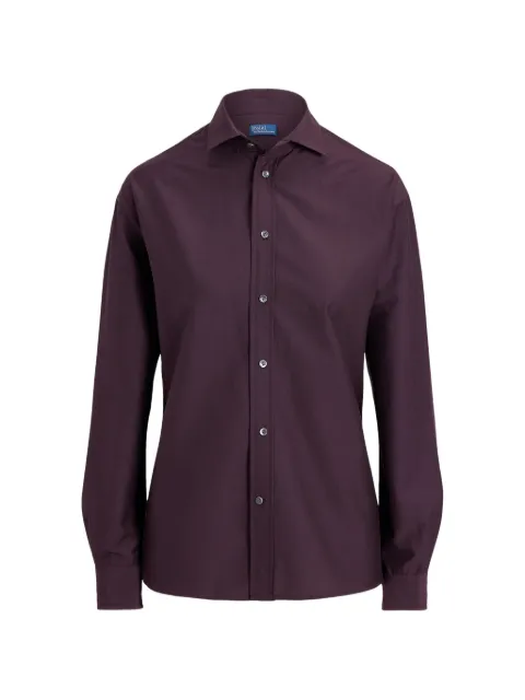 Polo Ralph Lauren relaxed-fit cotton-silk shirt Purple 211B30368005