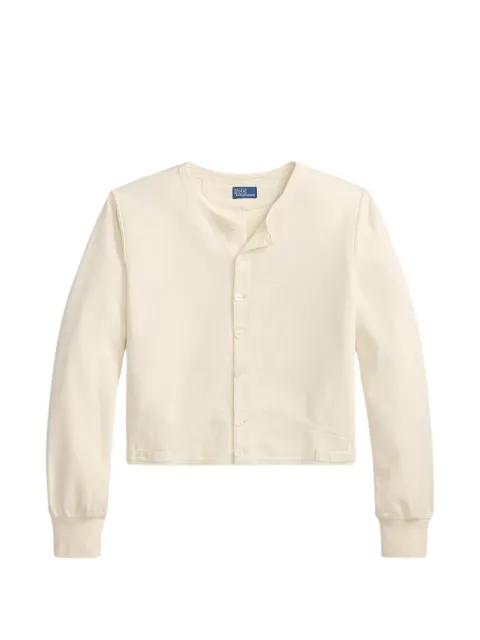 Polo Ralph Lauren ribbed-trim button-up cardigan Neutrals 211B17780001