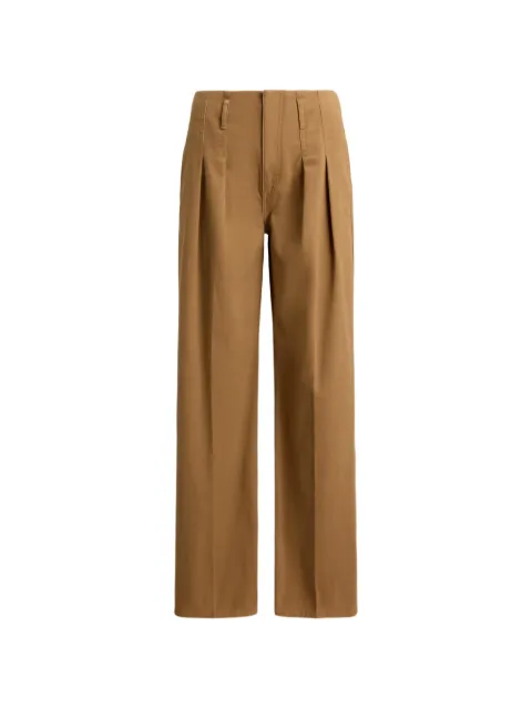 Polo Ralph Lauren pleated wide-leg trousers Neutrals 211B17574001