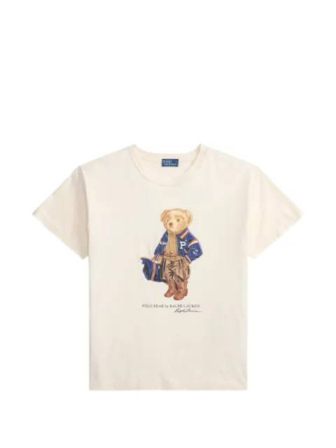 Polo Ralph Lauren bear-printed T-shirt White 211B17774001