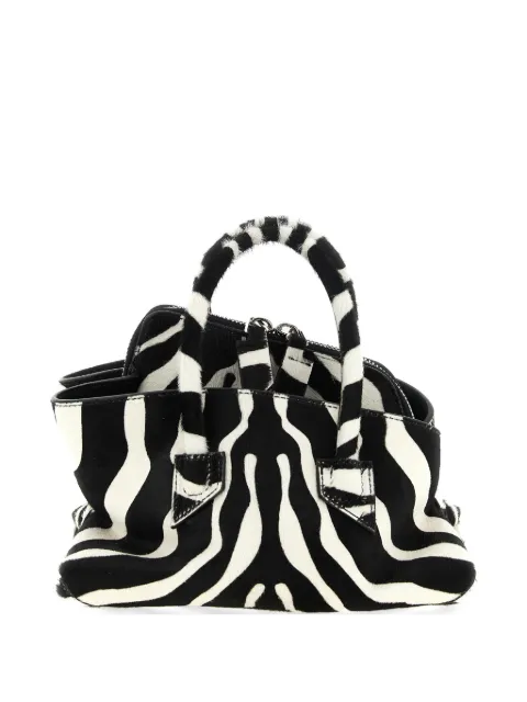 The Attico mini La Passeggiata double-handle tote bag Black 260WAH00063020