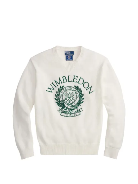 Polo Ralph Lauren Wimbledon embroidered sweater Neutrals 211B15807001