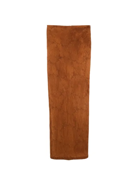 Kinyan Lam natural-dye maxi skirt Brown V4SKT04