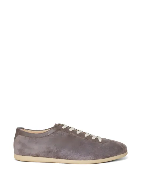 Brunello Cucinelli lace-up leather sneakers Grey MZUSIGD331TZSILC2637