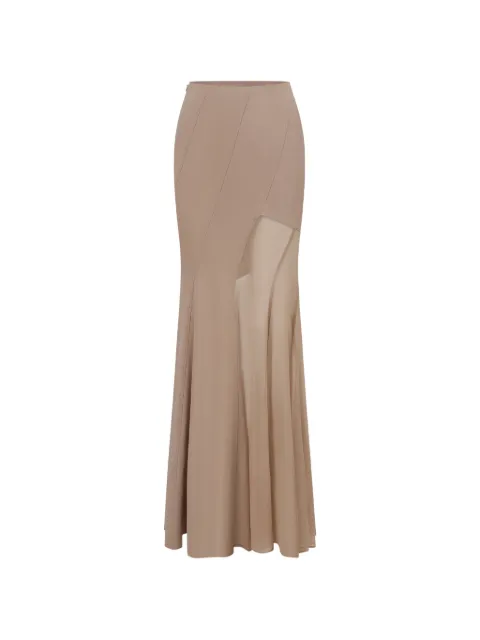 OUDE WAAG panelled maxi skirt Neutrals OW26SSSK05T1PK230
