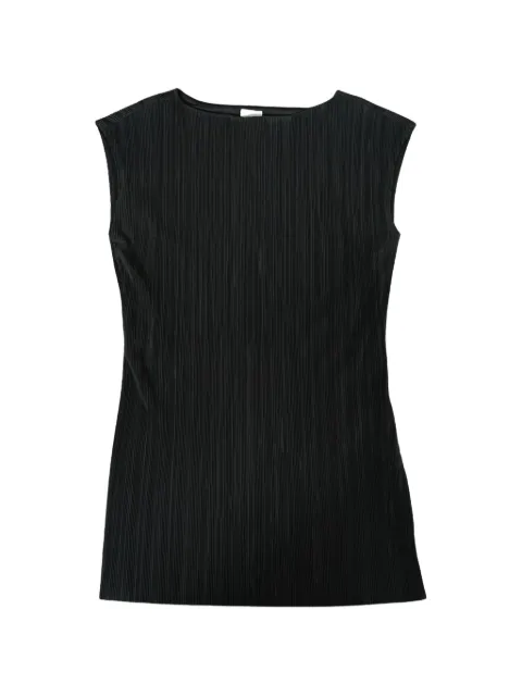 Calvin Klein pleated-design top Black LV044E220GUB1