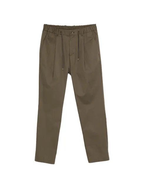 Herno drawstring pleated trousers Green PT000166U13164Z