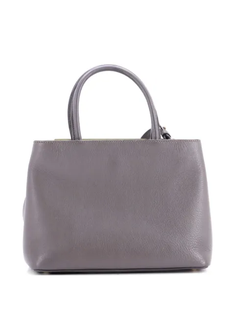 Fendi Pre-Owned 2Jours Bag Leather Petite satchel Grey VW5FB2V26IO4288I