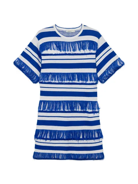 SIMKHAI Torrance fringed dress Blue 2262212K