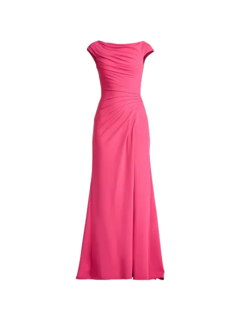 Tadashi Shoji draped slit dress Pink BOS26105LCABAR