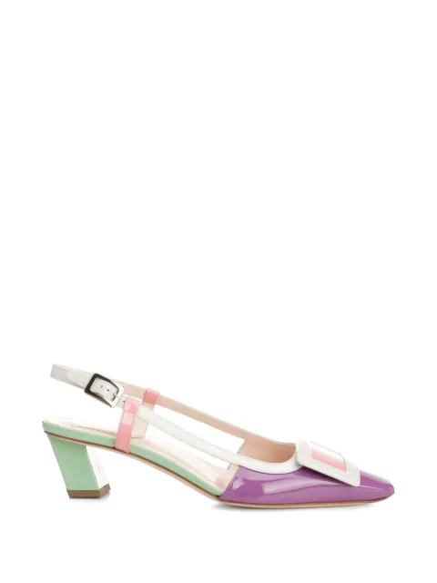 Roger Vivier Belle Vivier buckle-detail pumps Purple RVW00625601D1P