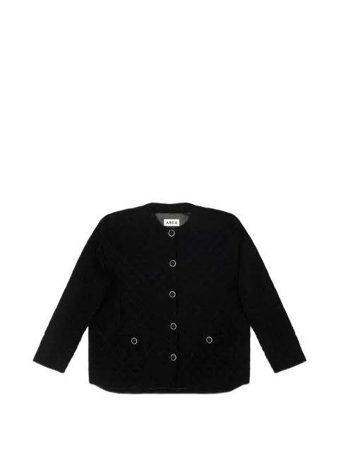 AREA quilted velvet jacket Black RS26AWOU0059FA01