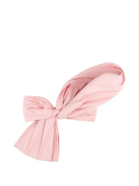 AREA knotted taffeta bandeau top Pink RS26AWTP0117FA01