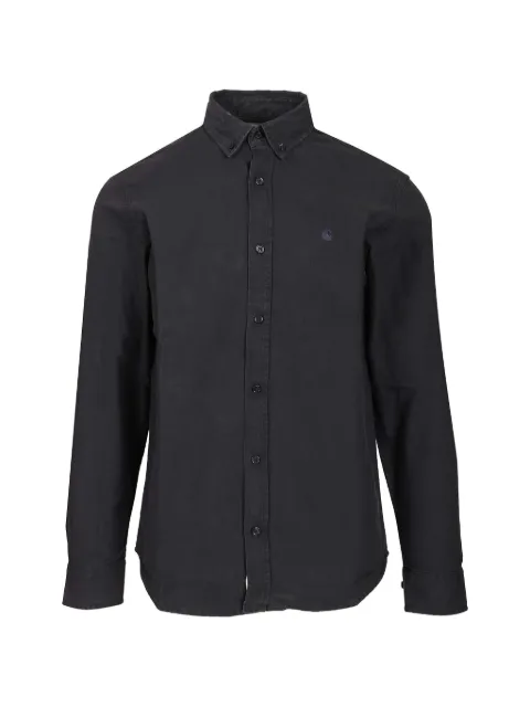 Carhartt WIP Bolton logo-embroidered shirt Blue I030238