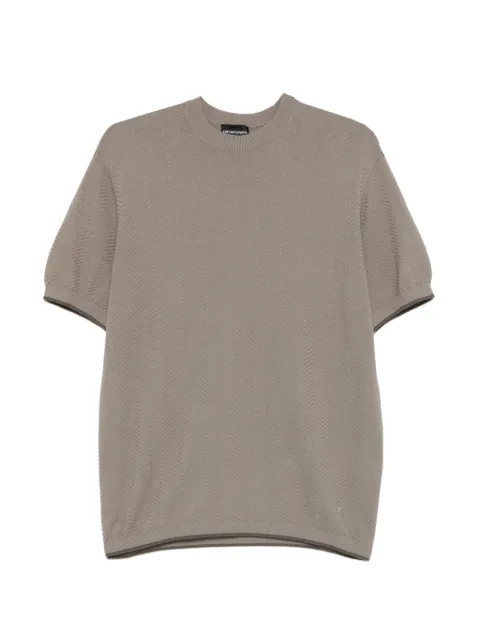 Emporio Armani pattern short-sleeve T-shirt Grey EM005529AF25257