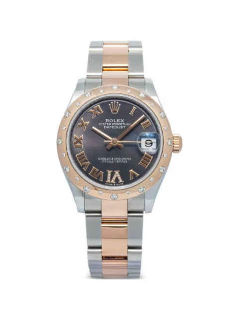 Rolex Datejust diamond 31mm watch Grey 278341RBR