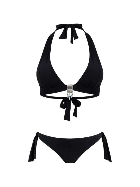 BANANA MOON beaded-detail bikini Black MENDABLACKSET