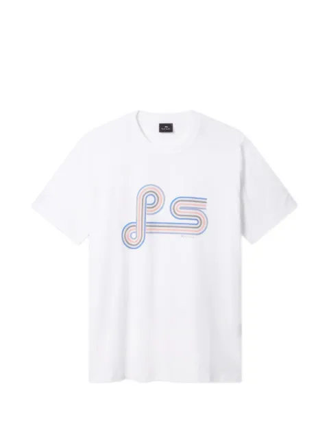 PS Paul Smith print-detail T-shirt White M2R011RVP5800