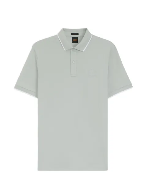 BOSS cotton polo shirt Grey 50507699