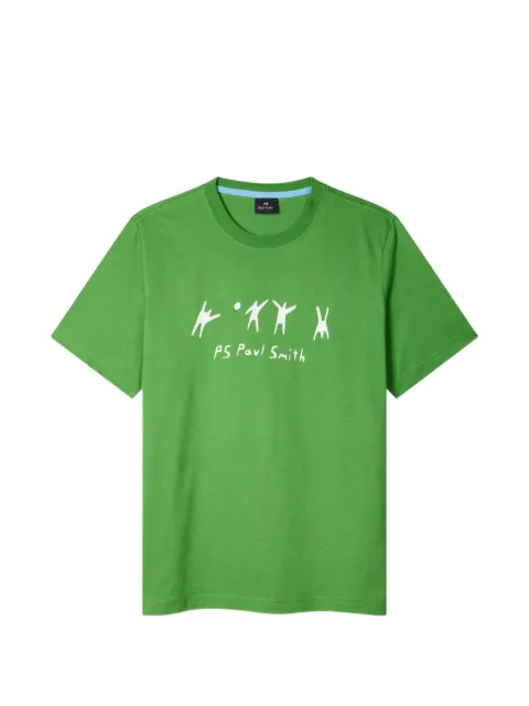 PS Paul Smith Volleyball print T-shirt Green M2R011RVP5761