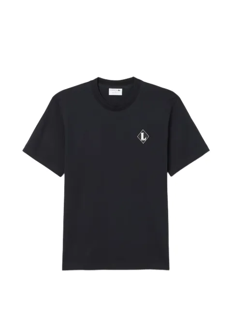 Lacoste round-neck logo T-shirt Black TH0718