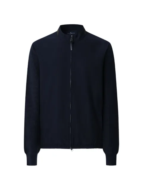 Hackett London zipped cardigan Blue HM7000055